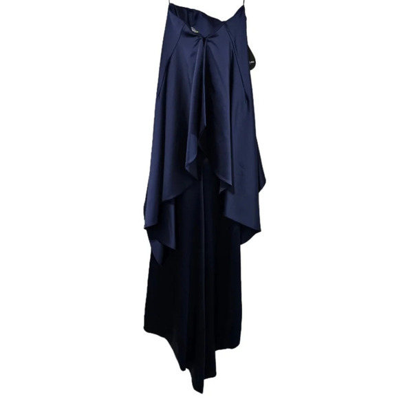 John Paul Ataker Midnight Blue Structured Strapless Gown NWT - Picture 7 of 12